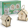 CROROYA- Kits de casa para pájaros/comedero para pájaros para que los niños construyan, 2 pack