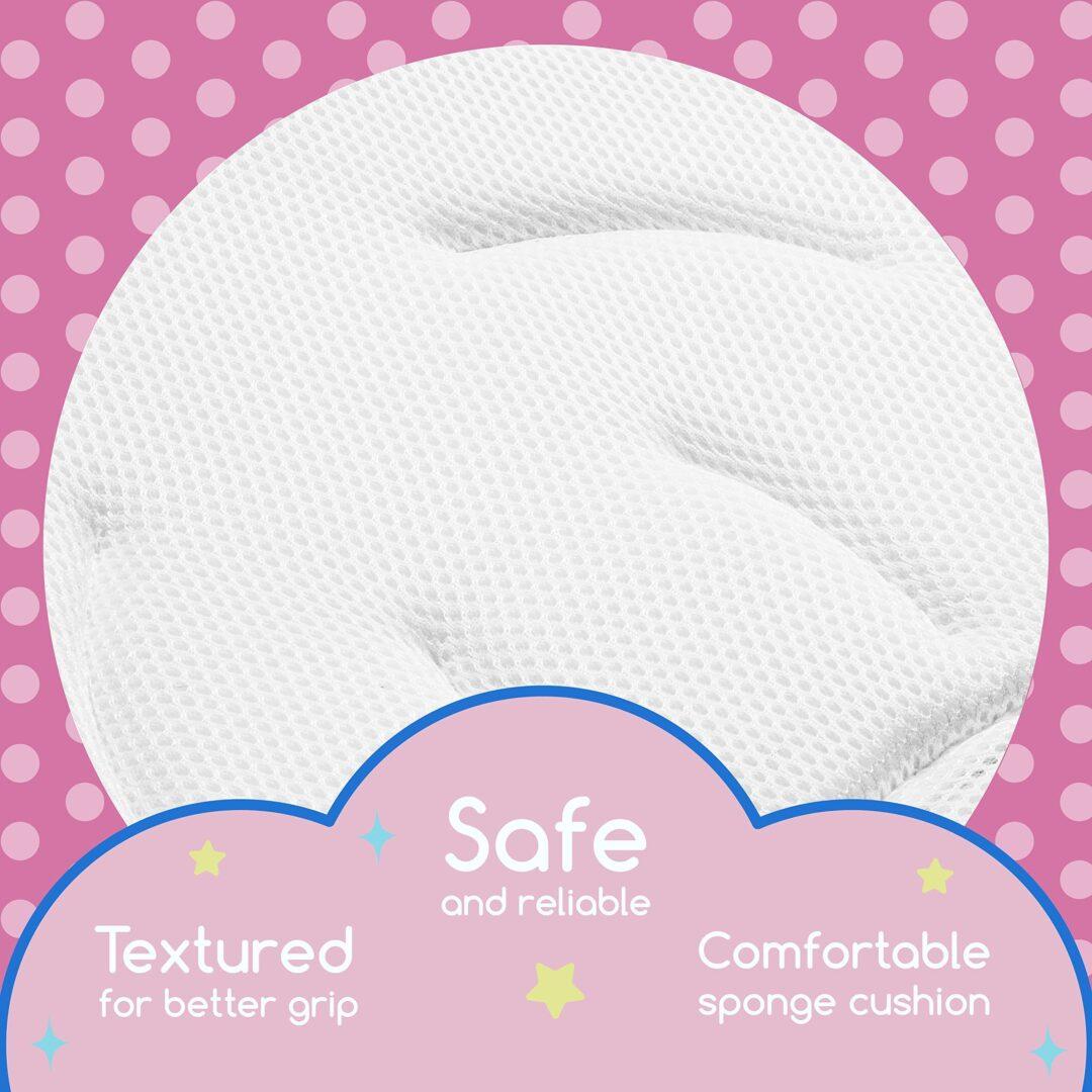 Sofi The Baby Unicorn Flower - Alfombrilla de baño para bebé, asiento para fregadero