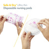 Almohadillas de lactancia desechables medela 60pads