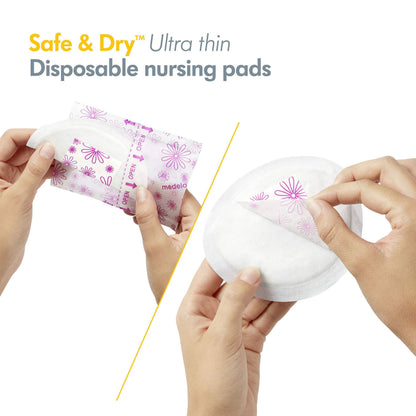 Almohadillas de lactancia desechables medela 106 pads