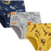 BYONEME 100% Algodón Calzoncillos para niños pequeños, talla 3