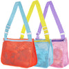 Bolsa de malla para juguetes de playa para niños , 3 unidades