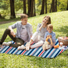 CAMEL CROWN- Manta de picnic al aire libre de forro polar grande, impermeable,