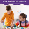 Brainy Shark Rock - Kit de pintura para niños, juego de artes y manualidades para niños