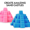 NATIONAL GEOGRAPHIC Play Sand - 6 libras de arena con moldes de castillo (azul)