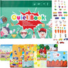 Libros adhesivos reutilizables para viajes, libro ocupado para preescolar Montessori