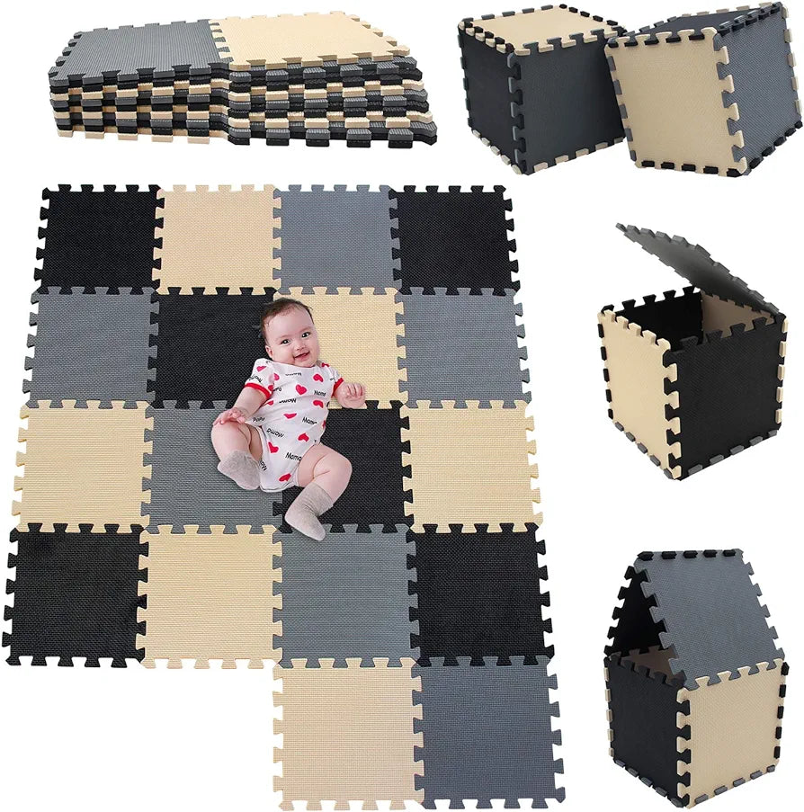 MSHEN-18 Piezas Alfombra Puzzle Bebe de Goma Eva – Mom to Mom