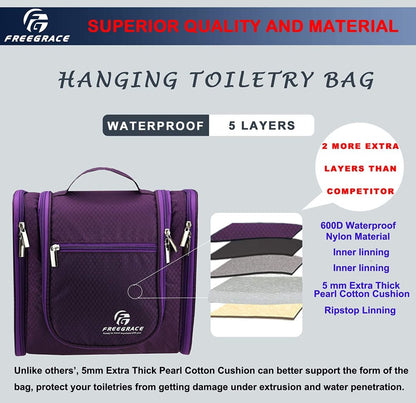 Freegrace bolso para baño premium