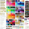Woixiow-Cuentas de arcilla, 168 colores de cuentas para pulseras, 8 cajas, 21200 piezas