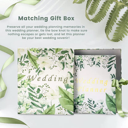 Kit de planificación de recuerdo boda cartón organizador