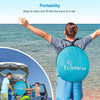 WolfWise-UPF 50+ Tienda de playa, turquesa