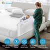 Totcraft- Barandilla de seguridad para cama para niños pequeños 19x35 pulgadas, blanca
