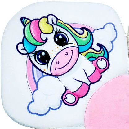 Sofi The Baby Unicorn Flower - Alfombrilla de baño para bebé, asiento para fregadero