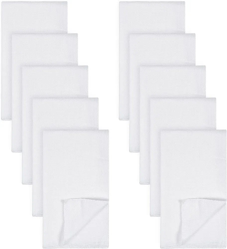 Gerber- Paquete de 10 mantillas, color blanco