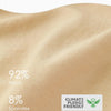 HOFISH - Sostén de lactancia materna sin costuras, beige oscuro, diseño triangular, Talla M