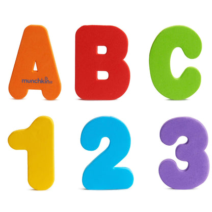 36 Letras y numeros para el baño Munchkin