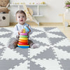 Alfombrilla de goma EVA de 15 azulejos entrelazados