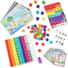 Hand2mind - Numberblocks, cubos MathLink, juego de actividades del 1-10, 30 actividades