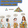 BigShu-Bloques magnéticos para niños, 48 piezas