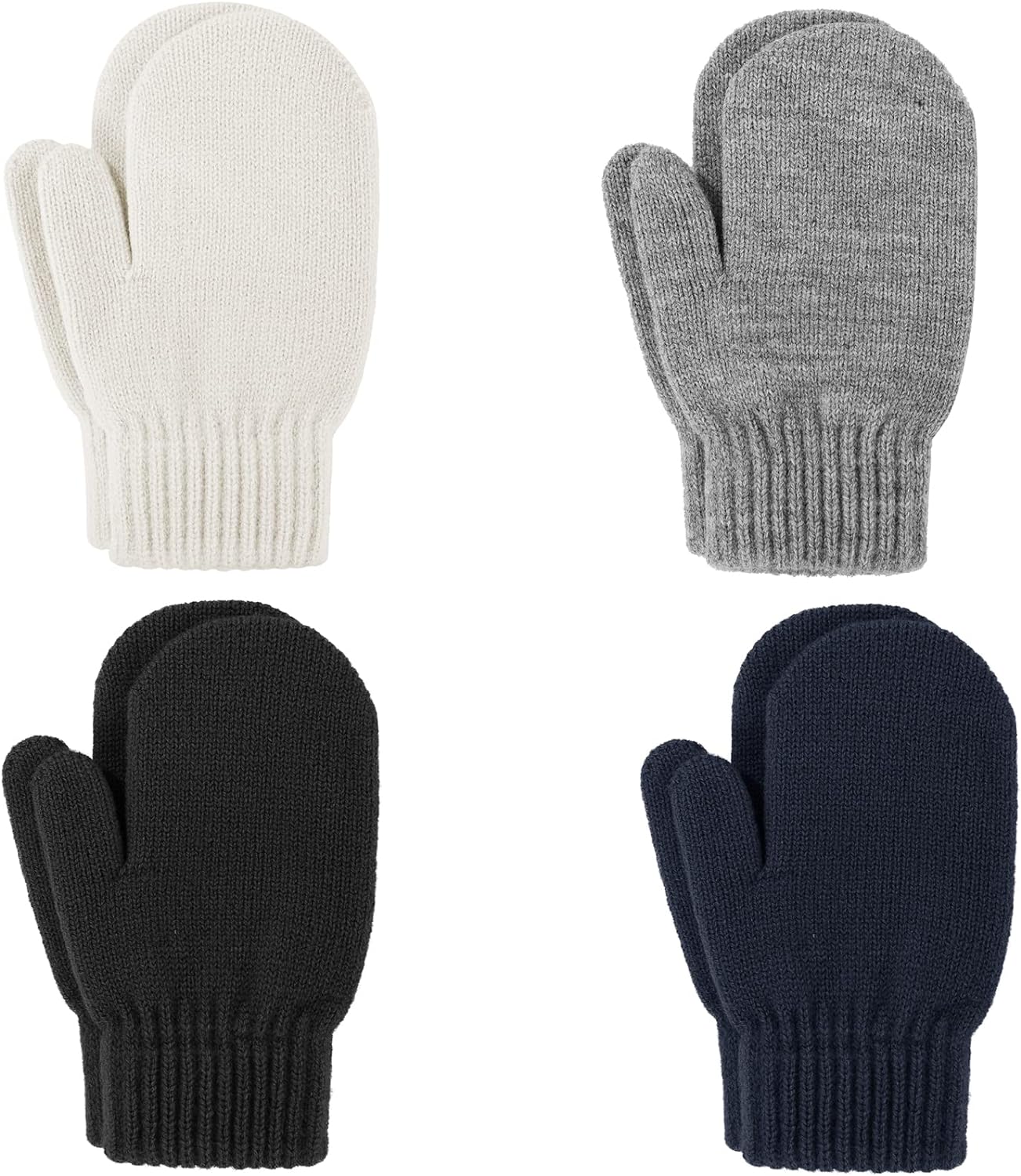 Set de 4 pares de guantes para niños