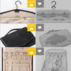 CHICECO- Rollo organizador de joyas de viaje, negro