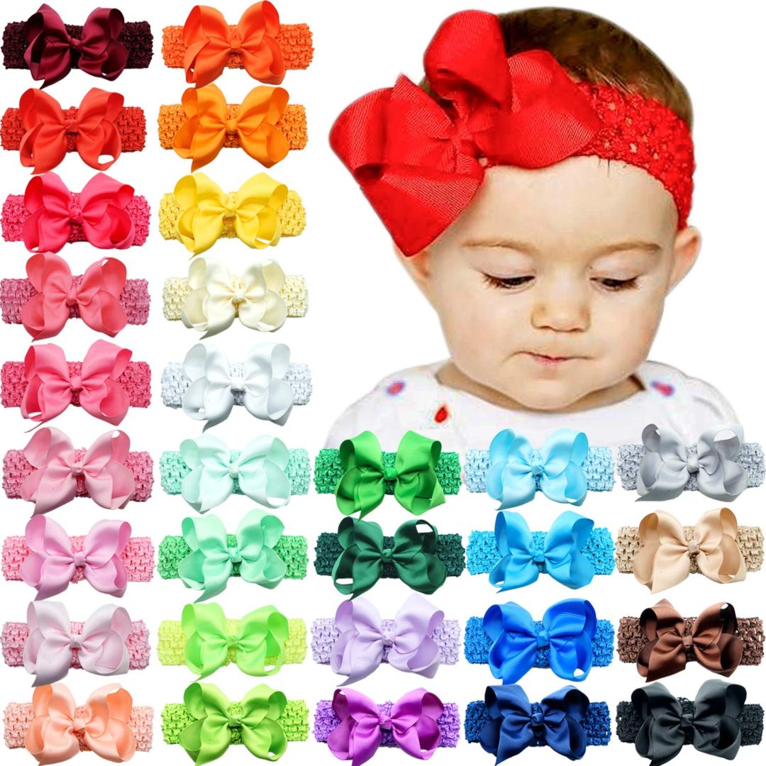 JOYOYO 30 diademas para bebés y niñas de 4.5 pulgadas