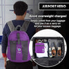 Bago Mochila Plegable Liviana de 25 L - Mochila para Viajes, morada