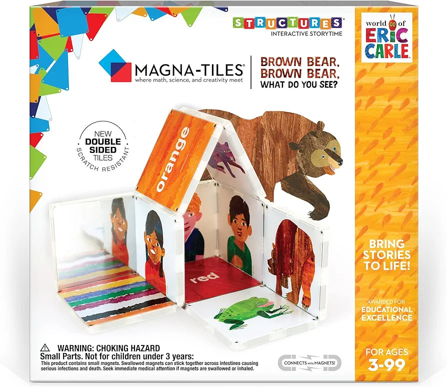 CreateOn Magna-Tiles- Oso pardo, ¿qué ves?