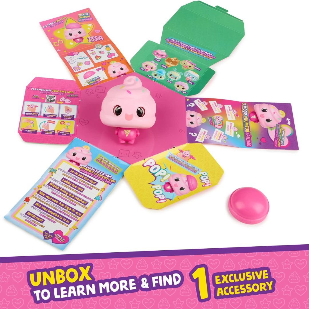 My Squishy Little Ice Cream - Muñeca interactiva coleccionable con accesorios