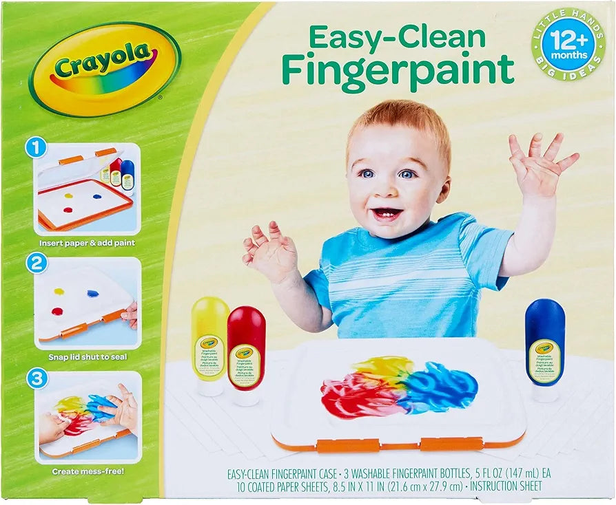 Crayola- Estación de pintura de dedos lavable