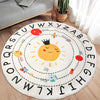 ATHNG Alfombra circular esponjosa de caricaturas de 32 pulgadas