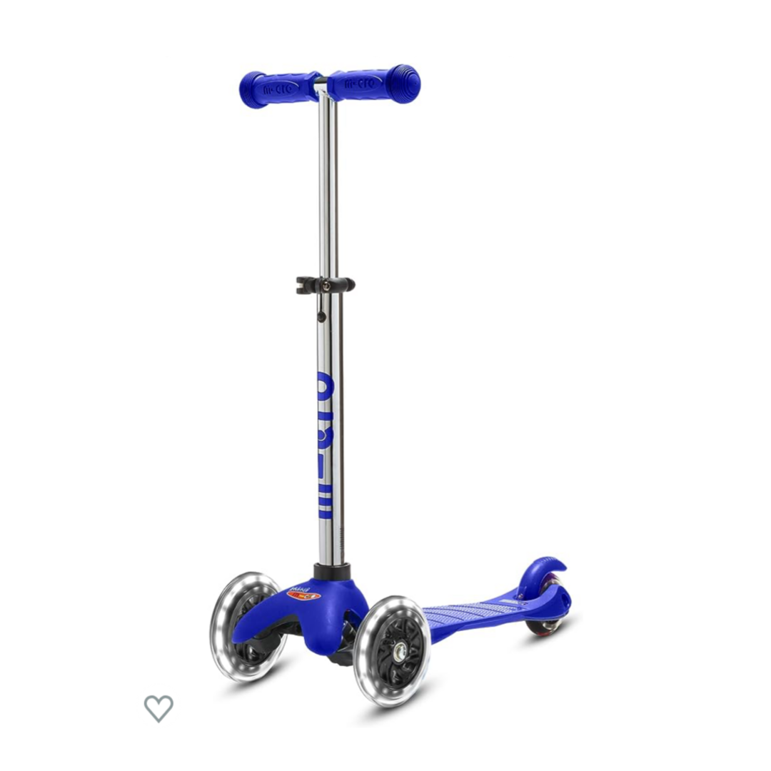 Micro Kickboard - Mini Plus LED de 3 ruedas, 2-5 años