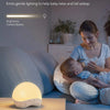 Máquina de sonido para bebés, luz nocturna, reloj de activación