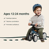 Retrospec Cricket Baby Walker Bicicleta de equilibrio con 4 ruedas para edades de 12 a 24 meses