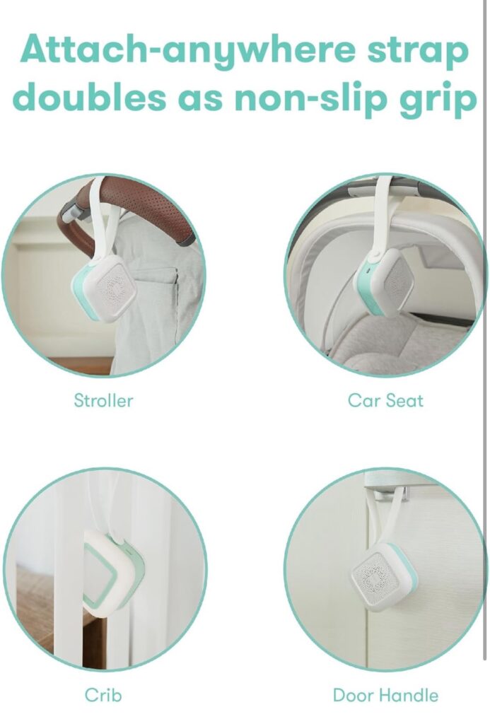 Frida Baby 2-en-1 Máquina de Sonido Portátil + Luz Nocturna – Máquina de Ruido Blanco
