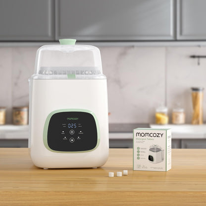 Momcozy Tabletas descalcificadoras oficiales de bloque de lavado oficiales para KleanPal Pro, 120 tabletas