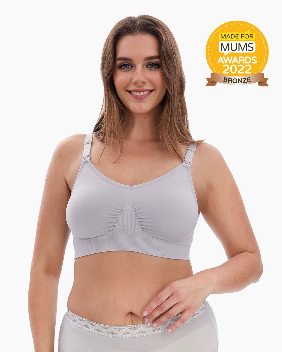 Hofish- Brasier de lactancia talla 2xl, gris