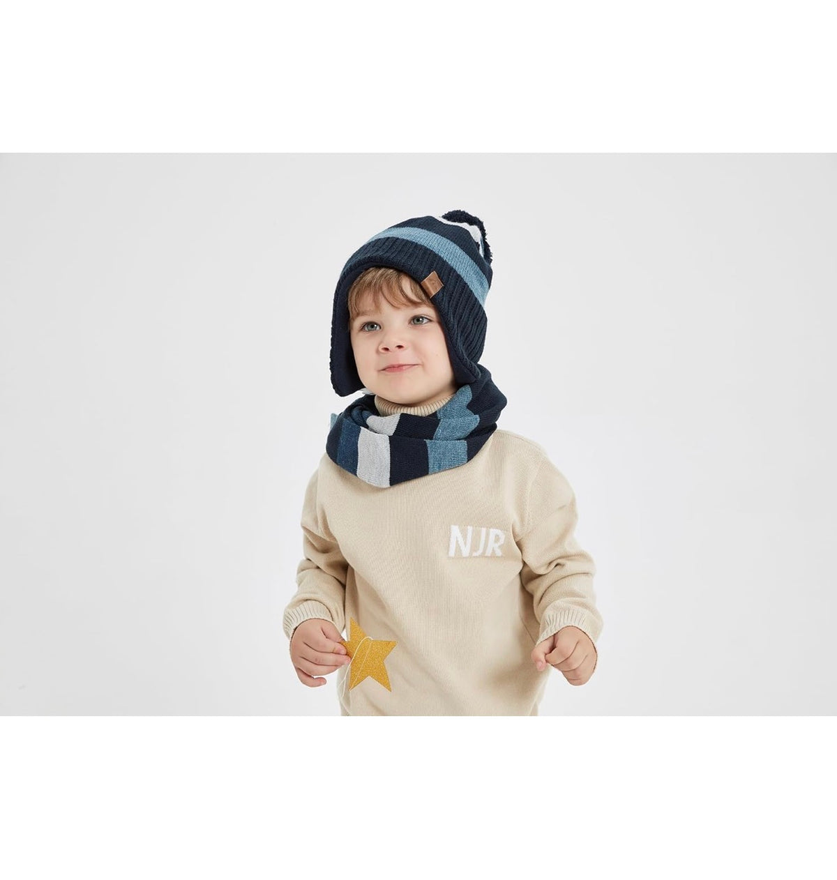 Gorro y Bufanda para Niños Pequeños, 3-5 años