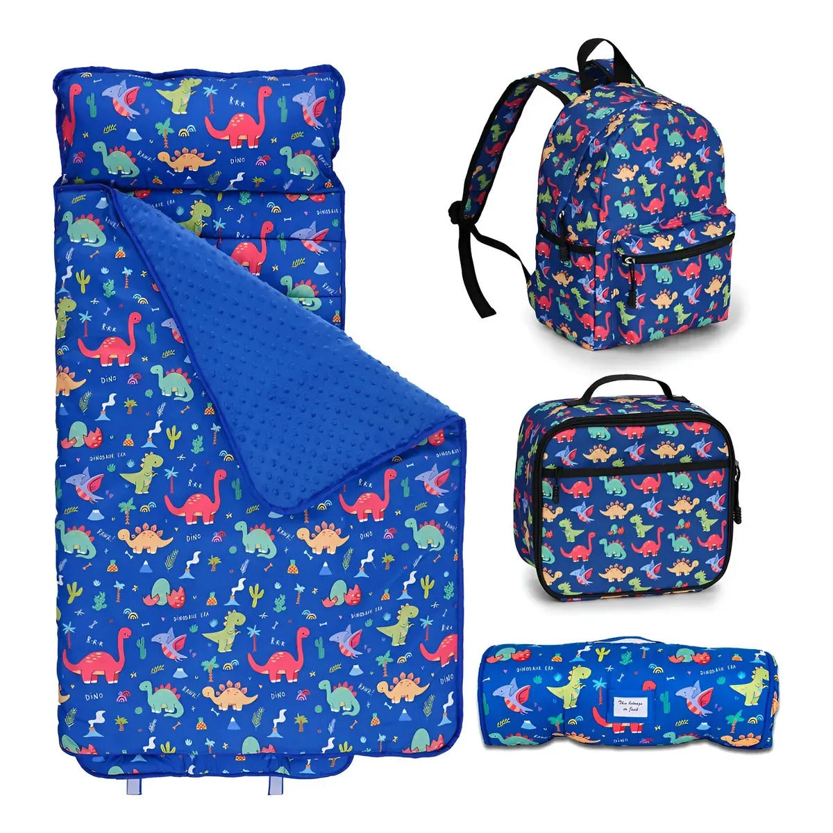 Colchoneta Para Siesta Niños Kulahlik Dinosaurio 104x84