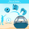 COMMOUDS tienda de playa UPF 50+ para 3-4 personas