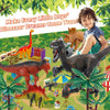IGINOA juego de 40 piezas de dinosaurio de dinosaurio con tapete de juego