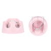 Bumbo Asiento de suelo para bebé, rosa claro