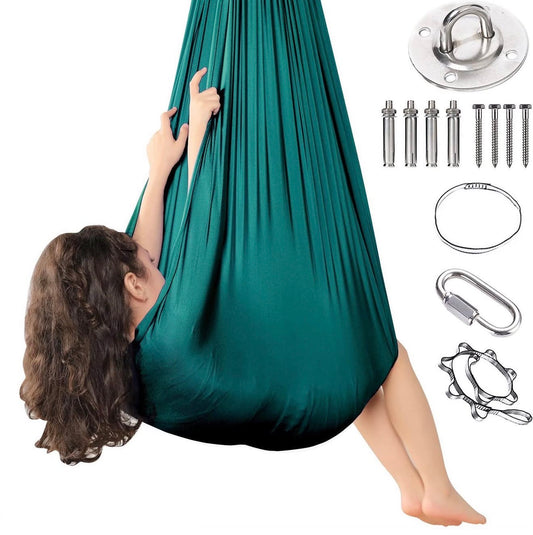 El columpio sensorial está diseñado para niños