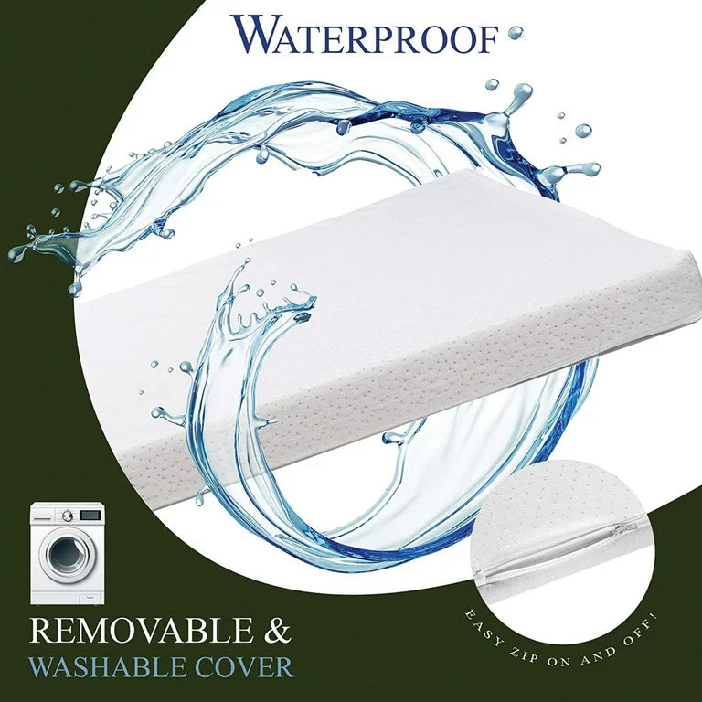 Modera Pack 'N Play - Cubrecolchón para bebé con funda impermeable lavable