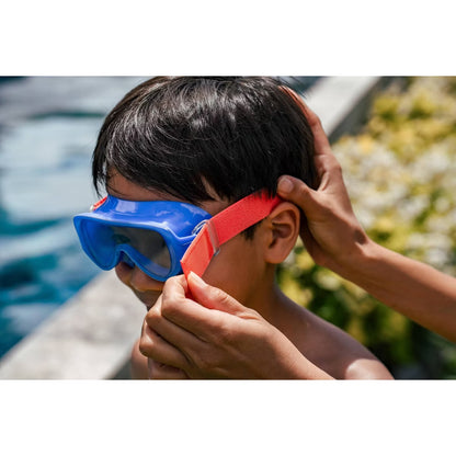 Máscara de natación Speedo para niños con correa de tela - Edades de 3 a 6 años