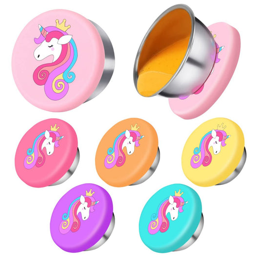 6 recipientes para aderezo de ensalada para niños, 1.9 onzas