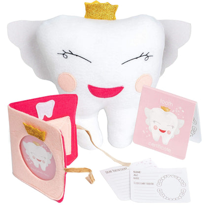 Hapinest Kit de hadas para niñas juego de 3 piezas almohada