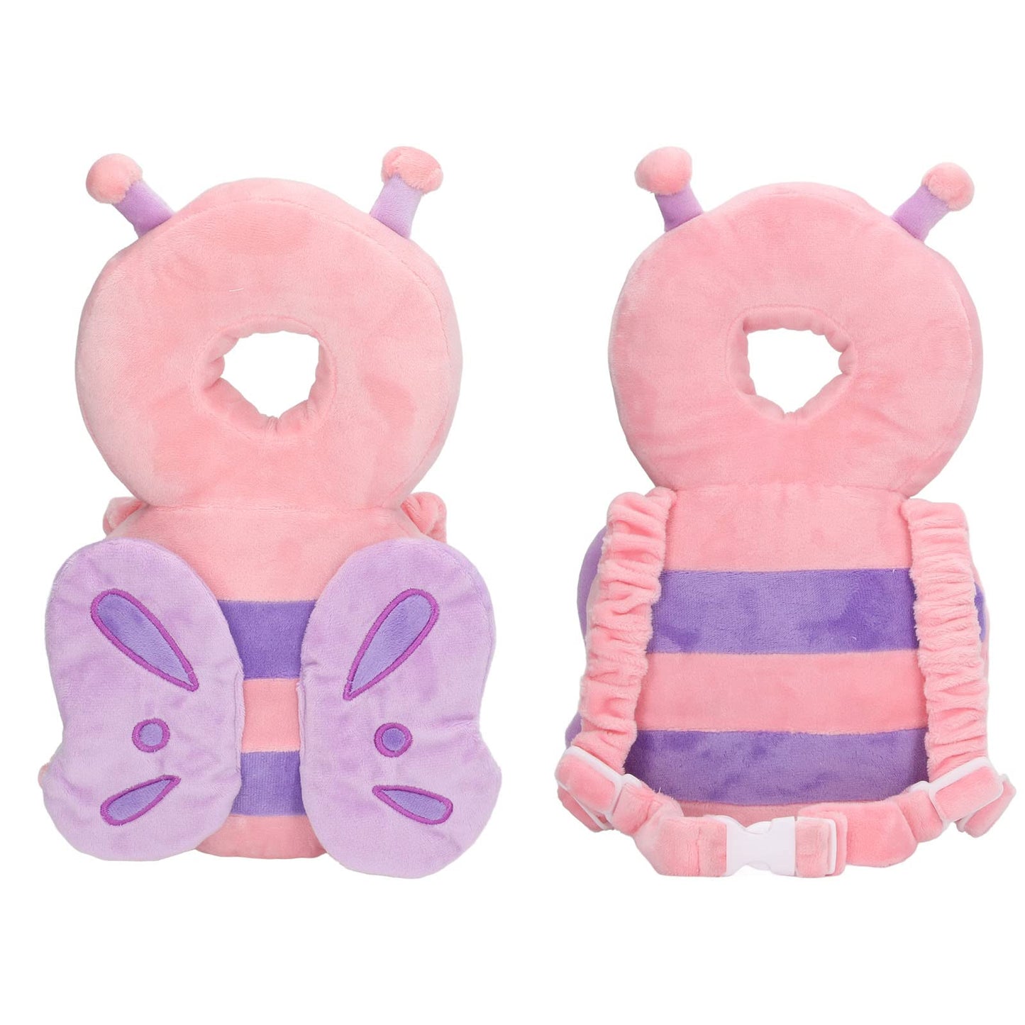 Almohada de protección de mariposa para la cabeza del niño