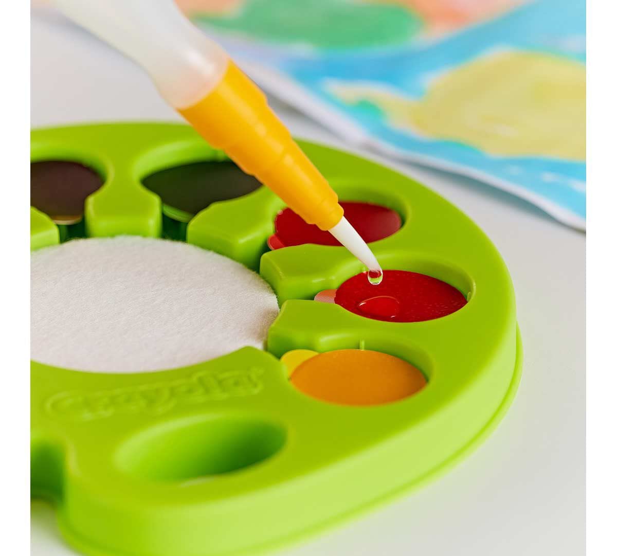 Crayola Paleta de Acuarela Pop & Paint, Kit de Pintura Lavable