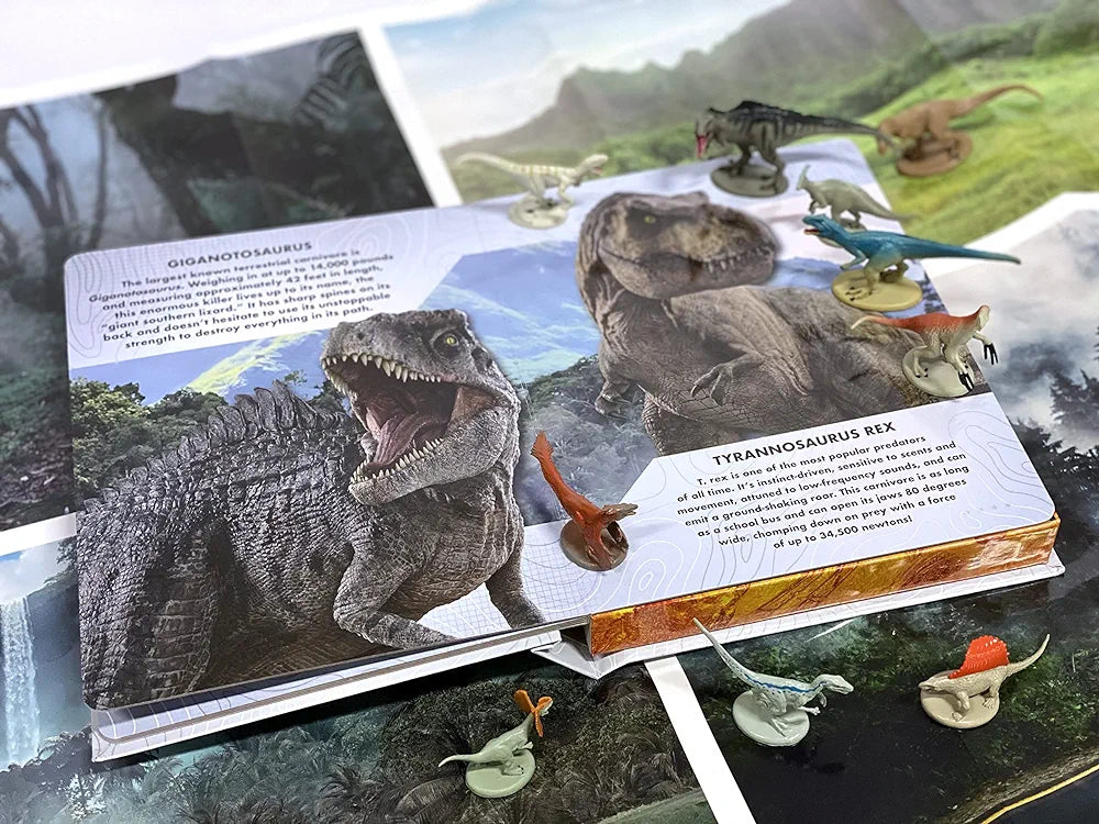 Phidal - Jurassic World My Busy Books -10 figuras y un tapete de juego
